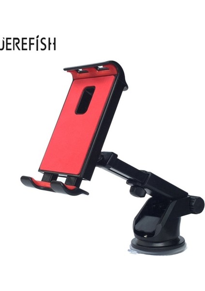 Kırmızı Araba Dashboard Cam Tablet Tutacağı 7 "-10.5" Tablet Tutucu Araç Telefonu Tutucu Tüm Telefon Bağlantıları Için Huawei Xiaomi (Yurt Dışından)