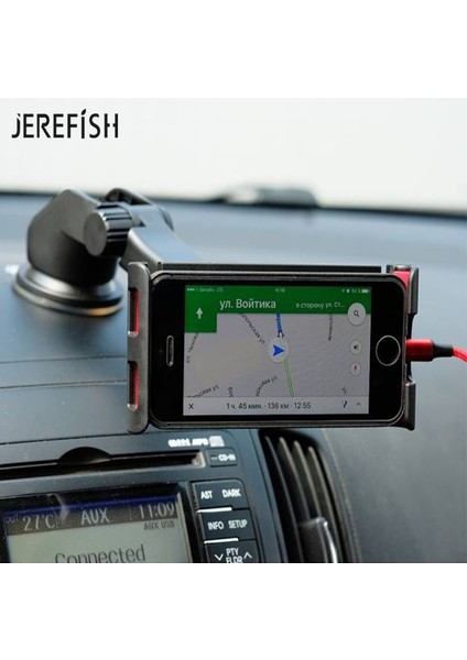Kırmızı Araba Dashboard Cam Tablet Tutacağı 7 "-10.5" Tablet Tutucu Araç Telefonu Tutucu Tüm Telefon Bağlantıları Için Huawei Xiaomi (Yurt Dışından)