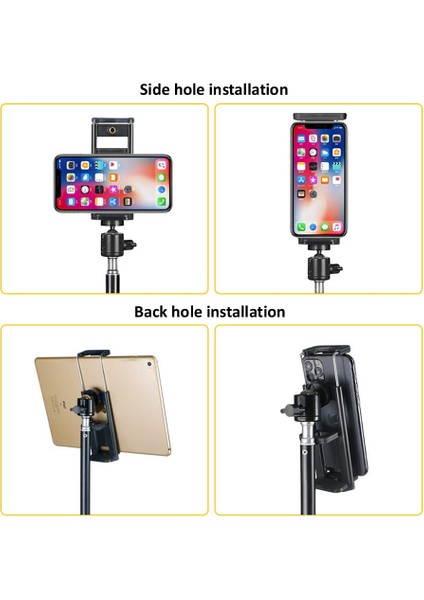 160 cm Ayarlanabilir Tripod Zemin Standı Tablet Tutucu Standı 4-11 Inç Tablet Akıllı Telefonlar Için Montaj Tembel Tutucu Braketi Desteği iPad Için (Yurt Dışından)