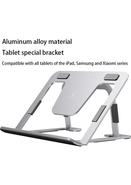 Gri Yeni Alüminyum Alaşımlı Tablet Standı Katlanabilir Masaüstü Standı Xiaomi Pro Air 12.9 11 10.9 10.5 Evrensel Tablet Tutucu (Yurt Dışından) fiyatları