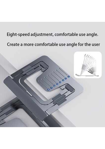 Gri Yeni Alüminyum Alaşımlı Tablet Standı Katlanabilir Masaüstü Standı Xiaomi Pro Air 12.9 11 10.9 10.5 Evrensel Tablet Tutucu (Yurt Dışından) fırsatları