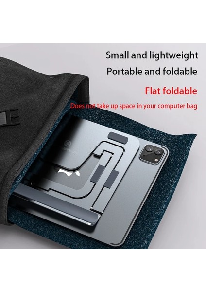 Gri Yeni Alüminyum Alaşımlı Tablet Standı Katlanabilir Masaüstü Standı Xiaomi Pro Air 12.9 11 10.9 10.5 Evrensel Tablet Tutucu (Yurt Dışından) indirimleri