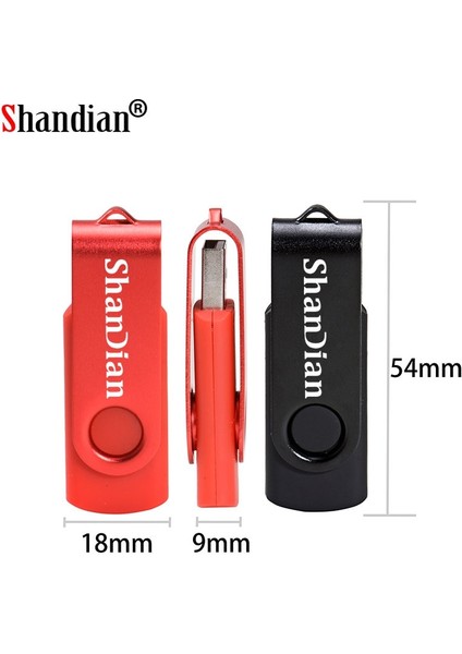 Yeşil 64GB Yüksek Hızlı USB Flash Sürücüler 64GB Gerçek Kapasiteli Kalem Sürücü 32GB Döndürülebilir Siyah Memory Stick 16GB Ücretsiz Anahtarlık Pendrive 8gb 4gb (Yurt Dışından)