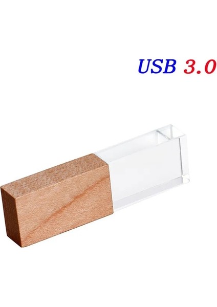 Akçaağaç 64GB Jaster Yüksek Hızlı USB 3.0 Ücretsiz Özel Logo Düğün Fotoğrafçılığı Ahşap Kristal 64GB 32GB Флешка 16GB Versiyonu Bellek Flashs Stick (Yurt Dışından)