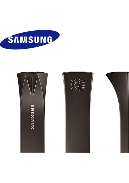 Gri Mikro USB 64 GB Samsung USB Flash Sürücü Disk Bar Plus 32 GB 64 GB 128 GB 256 GB Usb3.1 Kalem Sürücü 400 Mb/s'ye Kadar Pendrive Bellek USB Flash Disk (Yurt Dışından)