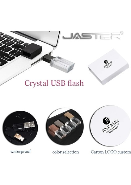 Gümüş 64 GB Jaster Şeffaf Cam USB 3.0 Araba Logosu USB Kalem Sürücü 4 GB 16 GB 32 GB 64 GB USB Flash Sürücü, Bellek Sürücüsü Çubuk Kalem/araba Hediye (Yurt Dışından) fiyatları