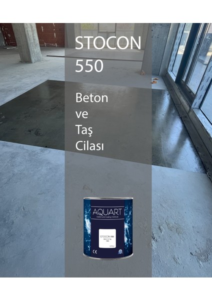 Stocon 550 Beton ve Taş Cilası Vernik