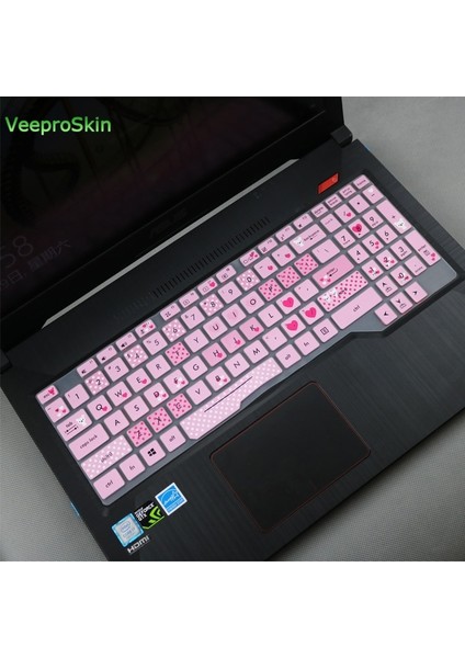 Gökkuşağı Asus Tuf Oyun FX505 FX505GE FX505DV FX505G Fx 505 Gd Dt Gm FX505GM FX505GD FX505DT 15.6 ''laptop Klavye Kapağı Koruyucu (Yurt Dışından) modelleri