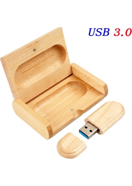Kutusu ile USB 32 GB Jaster USB 3.0 Yüksek Hızlı Ahşap USB Flash Sürücü Akçaağaç Ahşap + Kutu Pendrive 4 GB 16 GB 32 GB 64 GB Hafıza Çubuğu Hediyeler Ücretsiz Özel Logo (Yurt Dışından)