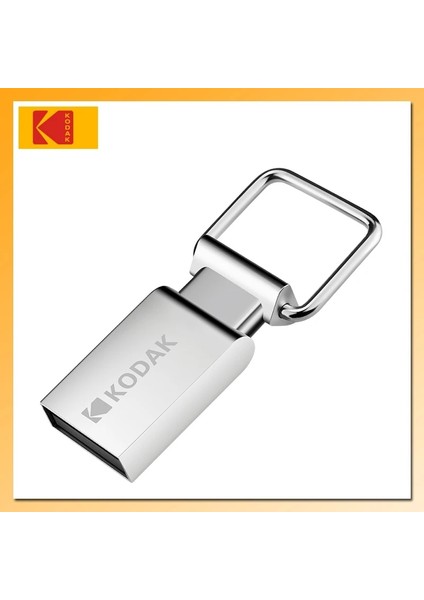 16GB Kodak K112 Süper Mini Metal USB Flash Sürücü 64GB 32GB 16GB Usb2.0 Flash Disk Flash Pendrive Memory Stick Kalem Sürücü Araba Anahtarı (Yurt Dışından)