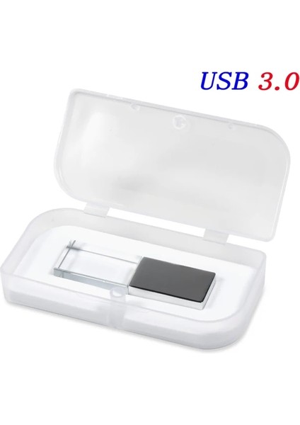Kutu ile Gümüş 8 GB Jaster USB 3.0 Flash Sürücü Gül Altın Kristal Özel 3D Logo Kalem Sürücü Düğün Harika Hediye Pendrive Siyah Memory Stick 128 GB 64 GB (Yurt Dışından)