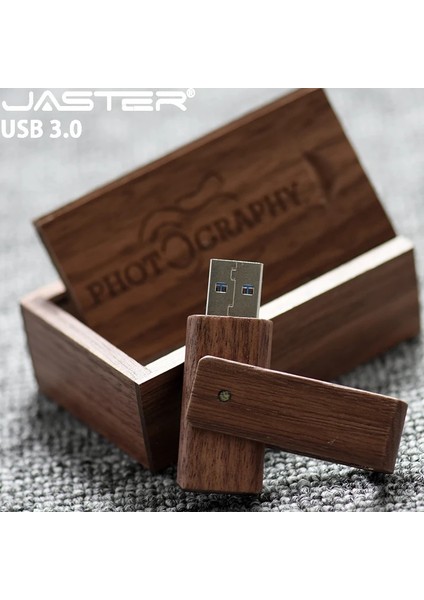 Kutu ile Kömürleşmiş 32GB Jaster Ücretsiz Özel Logo USB 3.0 Falsh Drive Ahşap Kutu Kalem Sürücü 4gb 8gb 16GB 32GB 64GB 128GB Memory Stick Hediye Pendrive U Disk (Yurt Dışından)