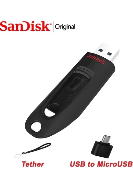 Microusb 256G Ekleyin Sandisk USB Stick 64GB 3.0 USB Flash Sürücü 32GB Pendrive 128GB Kalem Sürücü 256GB USB Bellek 512GB Anahtarlı Disk 16GB Bilgisayar Için (Yurt Dışından)