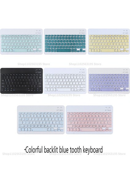 10 Inç Sarı Yeni iPad Bluetooth Kablosuz Klavye Şarj Edilebilir Dilsiz Ultra Ince Mini Android Ios Windows Telefon Tablet Için Uygun (Yurt Dışından)