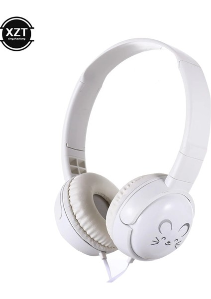 Yeşil Yeni Sevimli Çocuk Kulaklıkları Kız Çocuklar Için Mikrofonlu, 3,5 mm Jak 3D Stereo Müzik Kablolu Kulaklık Oyun Cep Telefonu iphone Dizüstü Bilgisayar (Yurt Dışından) fiyatları