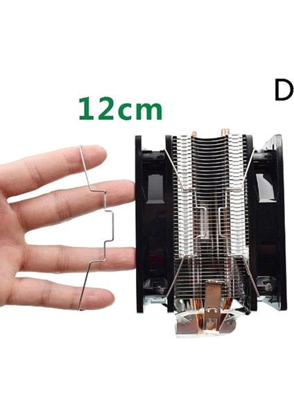 D 8CM/9CM/12CM Avc Dört Isı Borulu Fan Tokası Isı Borusu Fan Tokası Elastik Çelik Cpu Fan Kanca Braketi 12CM Dizüstü Bilgisayar Standı Yeni 2021 (Yurt Dışından)