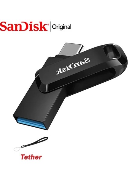 Add Tether 32GB Sandisk 3.1 USB Flash Sürücü Type C Otg USB Stick 64GB 32GB Pendrive 128GB Pen Drive 256GB USB Bellek 512GB Telefon Için Anahtarlı Disk (Yurt Dışından)