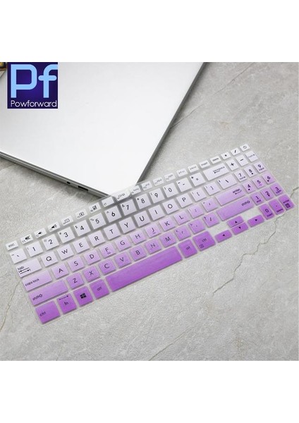 Asus Expertbook B1 B1500 Expertbook L1 L1500 Asus Expertbook B1/l1 (B1500/L1500) Silikon Laptop Klavye Kapağı Koruyucusu Fadepurple (Yurt Dışından)
