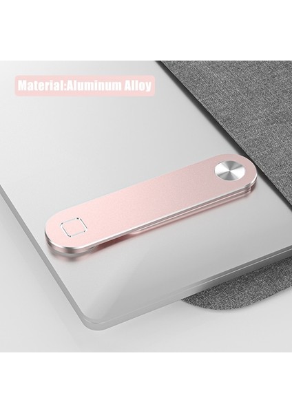 Pembe Alüminyum 2 In 1 Dizüstü Bilgisayar Genişletme Standı Alüminyum Alaşım iPhone Xiaomi Macbook Masaüstü Tutucu Bilgisayar Tablet Pc Aksesuarları Için Destek (Yurt Dışından)