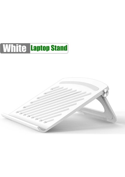 Beyaz Goojodoq Dizüstü Bilgisayar Standı Suporte Dizüstü Taşınabilir Stand Katlanabilir Destek Tabanı Dizüstü Bilgisayar Tutucu Soğutucu Braketi Macbook Pro iPad Için (Yurt Dışından)