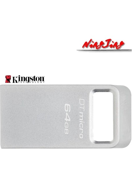 64 GB Kingston Datatraveler Mikro 3.2 USB Flash Sürücü Mikro USB USB 3.2 Gen 1 Otg Pendrive 64 GB 128G 256G Pc Dizüstü Masaüstü Için (Yurt Dışından)