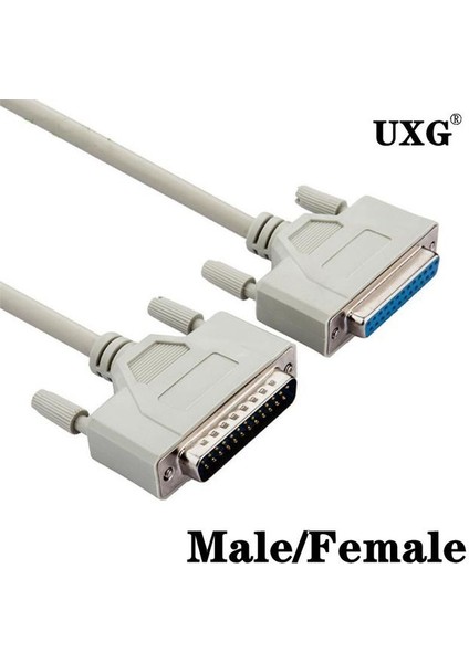 DB25 Erkek-Dişi 1.5m 5m 3m Kaliteli DB25 25PIN Erkek Dişi M/f Paralel Lpt Kablosu DB25 Lazer Yazıcı Için DB25 Kablosu Db 25 Paralel Kablo (Yurt Dışından)
