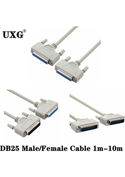 DB25 Erkek-Dişi 1.5m 5m 3m Kaliteli DB25 25PIN Erkek Dişi M/f Paralel Lpt Kablosu DB25 Lazer Yazıcı Için DB25 Kablosu Db 25 Paralel Kablo (Yurt Dışından)