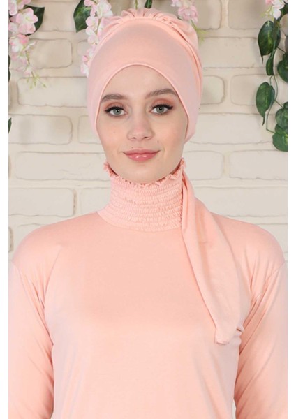 Kuşaklı Penye Bone Pudra