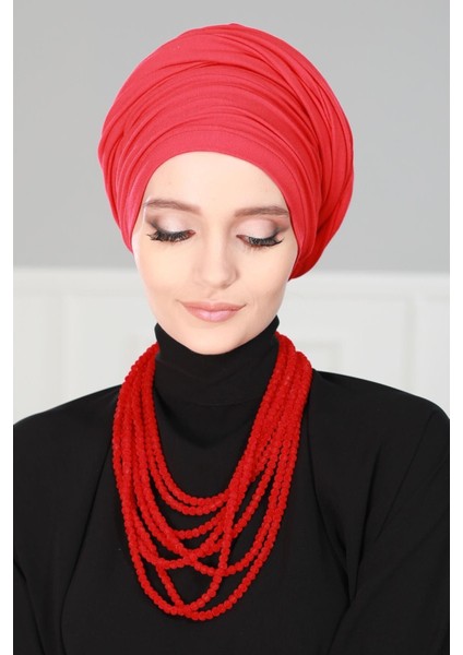 Büzgülü Penye Bone Şal