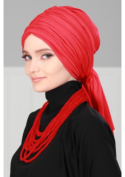 Büzgülü Penye Bone Şal