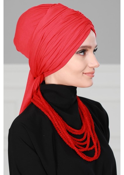 Büzgülü Penye Bone Şal