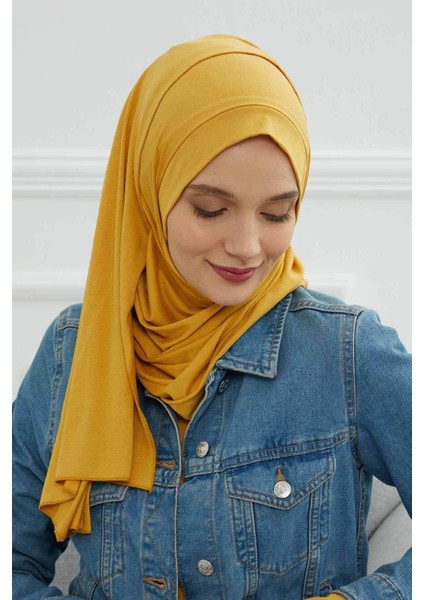 Aishas Design Pileli Pratik Penye Şal