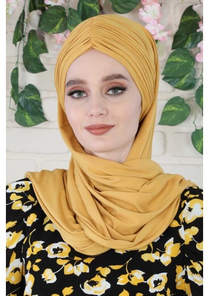 Aishas Design Büzgülü Pratik Penye Şal