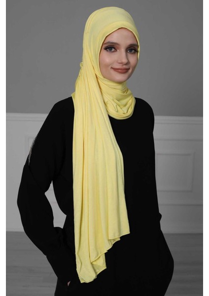 Aishas Design Yandan Büzgülü Tasarım Pratik Penye Şal