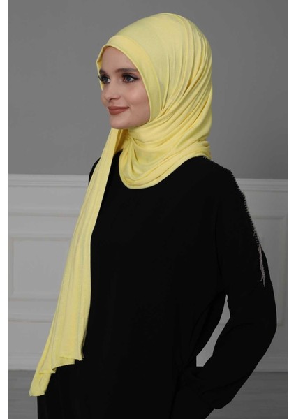 Aishas Design Yandan Büzgülü Tasarım Pratik Penye Şal