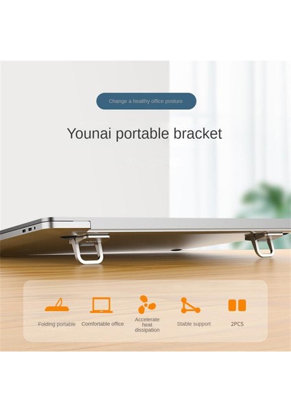 Siyah Dizüstü Bilgisayar Standı Masa Bilgisayarı Klavye Standı Yükseltici Alüminyum Mini Taşınabilir Dizüstü Bilgisayar Standları Macbook Air Standı 10-18 Inç Pc (Yurt Dışından) fiyatları