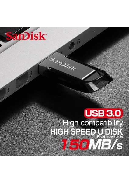 32GB 100% Orijinal Sandisk SDCZ73 USB Flash Sürücü 64GB 32GB 16GB Süper Hızlı USB 128GB Memory Stick USB 3.0 Kalem Sürücüler (Yurt Dışından) fırsatları