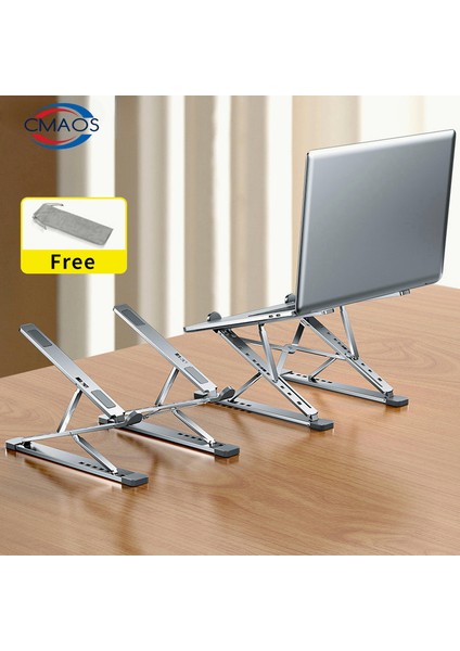 Gri Çift Katmanlı Cmaso Yenı N8 Ayarlanabilir Dizüstü Bilgisayar Standı Alüminyum Macbook Tablet Dizüstü Bilgisayar Standı Masa Soğutma Pedi Katlanabilir Dizüstü Bilgisayar Tutucu (Yurt Dışından) fiyatları