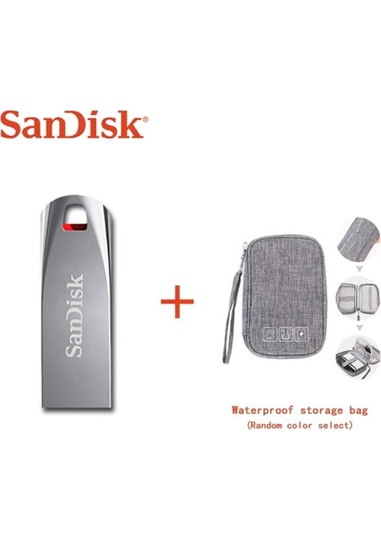 Saklama Çantası 32GB Sandisk Orijinal 100% Flash Sürücü Memory Stick USB 2.0 Kalem Sürücü Mini 64GB 32GB 16GB Pc Tablet Için Destek Resmi CZ71 (Yurt Dışından)