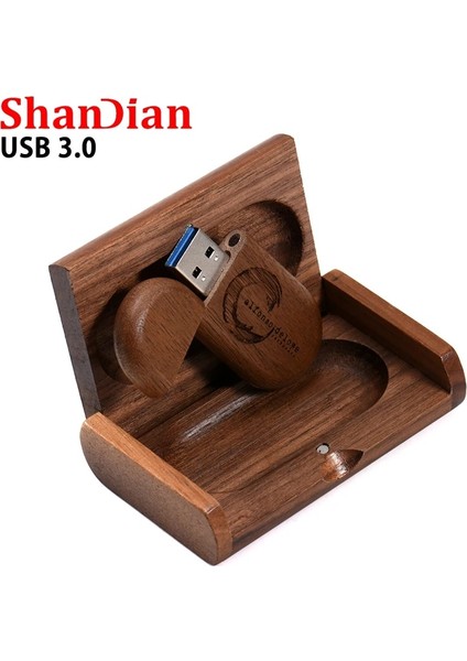 Akçaağaç 16 GB Shandıan Ceviz Ahşap USB 3.0 Flash Sürücü 4 GB 8 GB 16 GB 32 GB 64 GB Kalem Sürücü Ücretsiz Logo Kalem Sürücüler Düğün Hediyeleri Kutusu Memory Stick (Yurt Dışından)