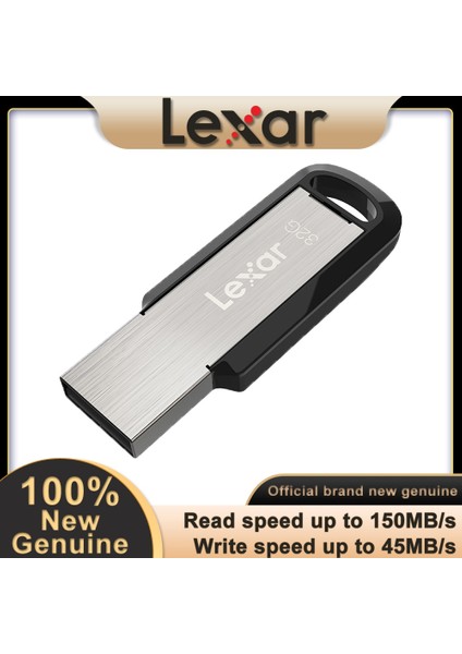 128 GB Lexar USB Flash Sürücüler M400 Orijinal USB 3.0 32 GB 64 GB 128 GB Flash Sürücü U Sopa Metal Flash Disk USB Kalem Sürücü Pc Için (Yurt Dışından)
