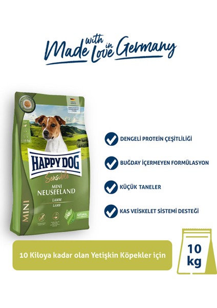 Happy Dog Mini Sensible Neuseeland 10 kg