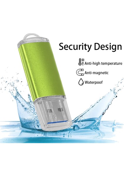 Gül Kırmızı 32GB Metal USB 3.0 Flash Sürücü 64GB 128GB Su Geçirmez Yüksek Hızlı Kalem Sürücü 16GB 32GB 8gb USB U Disk Sopa Flash Sürücü Hediye (Yurt Dışından) indirimleri