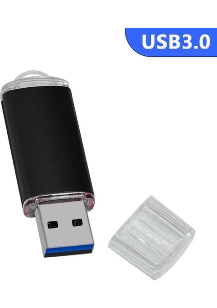 Siyah 16GB Metal USB 3.0 Flash Sürücü 64GB 128GB Su Geçirmez Yüksek Hızlı Kalem Sürücü 16GB 32GB 8gb USB U Disk Sopa Flash Sürücü Hediye (Yurt Dışından)