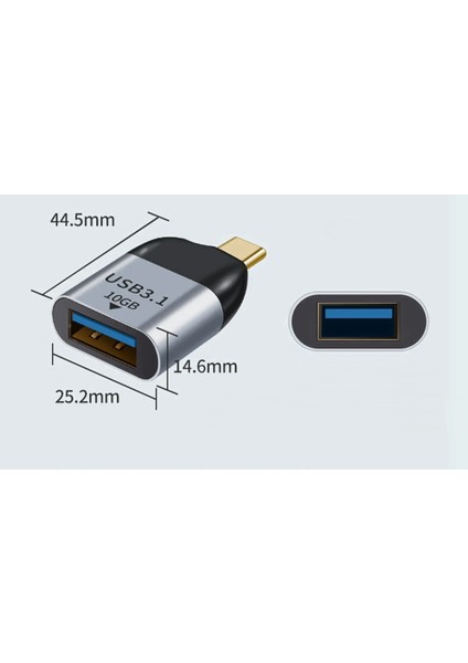 Type-C To USB 3.1 Çevirici USB C To USB 3.1 Çevirici Macbook Type-C To USB 3.1 Dönüştürücü Notebook USB C To USB 3.1 Adaptör S1726