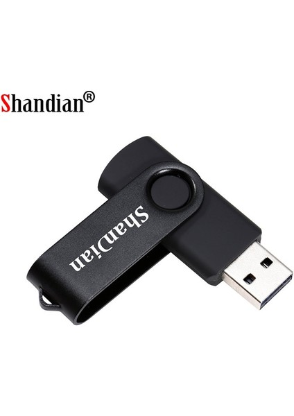 Beyaz 64GB Yüksek Hızlı USB Flash Sürücüler 64GB Gerçek Kapasiteli Kalem Sürücü 32GB Döndürülebilir Siyah Memory Stick 16GB Ücretsiz Anahtarlık Pendrive 8gb 4gb (Yurt Dışından) fiyatları