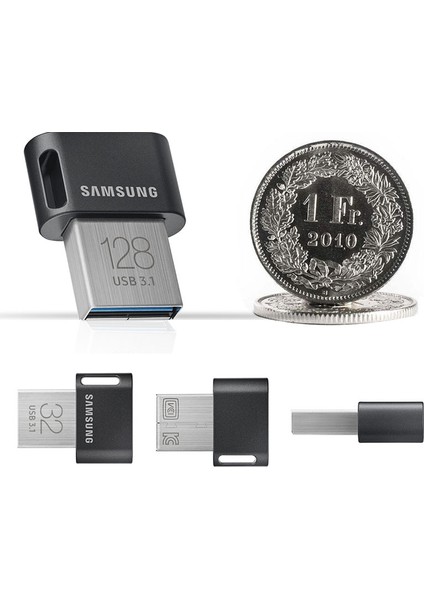 64GB Samsung USB 3.1 Flash Sürücü Fıt Plus 256GB Pendrive 64G 128GB Metal Mini Kalem Sürücü Yüksek Hızlı Memory Stick Depolama Aygıtı U Disk (Yurt Dışından)