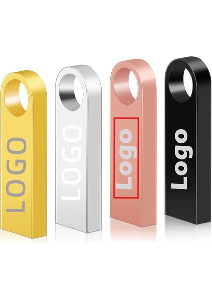 Gümüş Renk 1 Parça 128 GB 10 Adet Ücretsiz Kişiselleştirilmiş Şirket Logosu USB Pendrive USB Flash Sürücü USB 2.0 Kalem Sürücü 4 GB 8 GB 16 GB 32 GB 64 GB USB Bellek Çubuğu (Yurt Dışından)