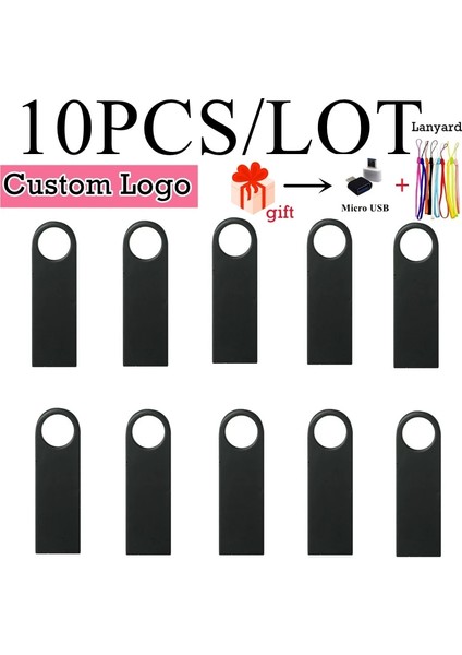 Altın Rengi 10 Parça 1 GB 10 Adet Ücretsiz Kişiselleştirilmiş Şirket Logosu USB Pendrive USB Flash Sürücü USB 2.0 Kalem Sürücü 4 GB 8 GB 16 GB 32 GB 64 GB USB Bellek Çubuğu (Yurt Dışından) fırsatları