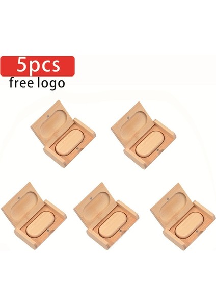 Bambu Kutusu ile 64 GB 5 Adet/grup Akçaağaç Ahşap USB Flash Sürücüler Ücretsiz Logo Fotoğrafçılığı Ahşap Hediye Kalem Sürücü Gerçek Kapasite Memory Stick 64 GB/32G/16G U Disk (Yurt Dışından)